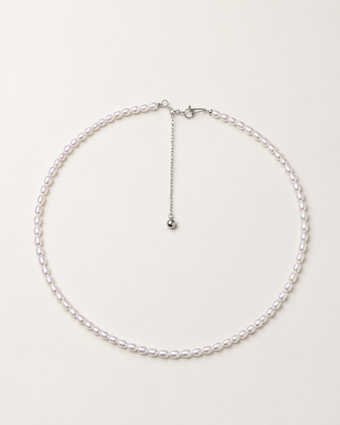 3-4mm Rice Necklace