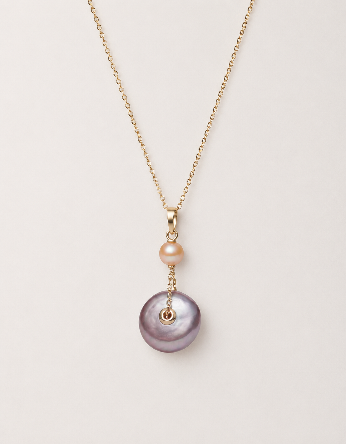 Purple Disc Pendant