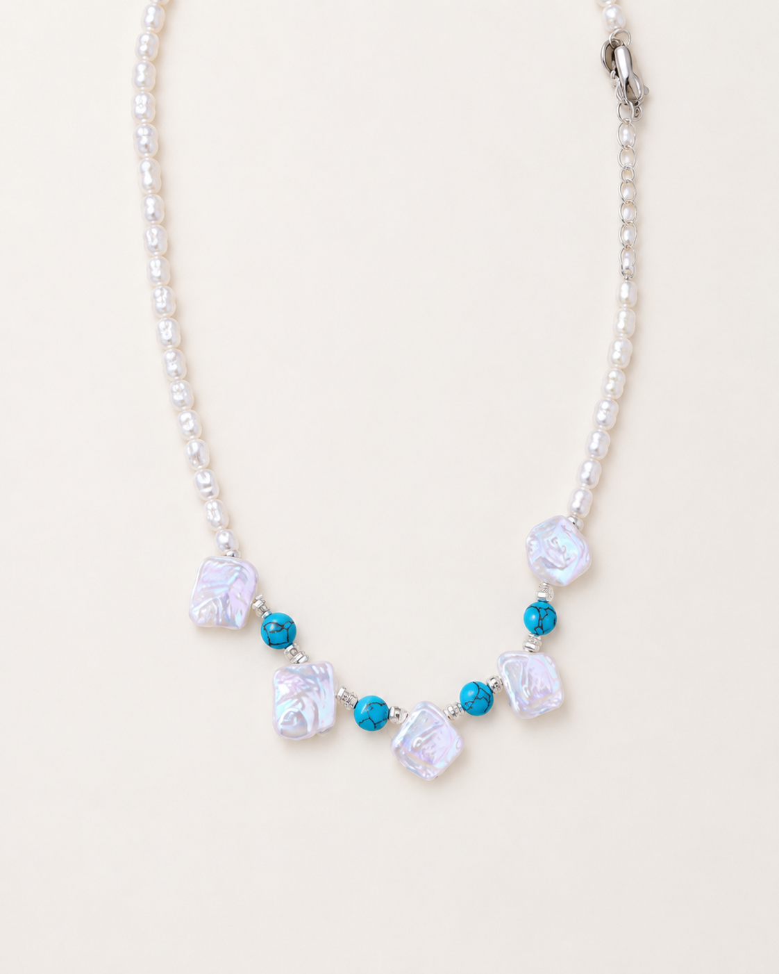 Turquoise Baroque Necklace