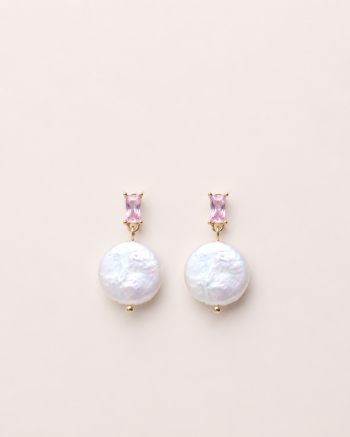 Baroque Coin Earrings