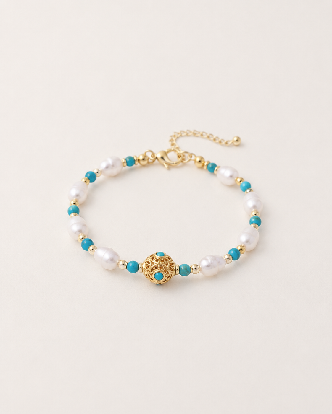 Turquoise Baroque Bracelet