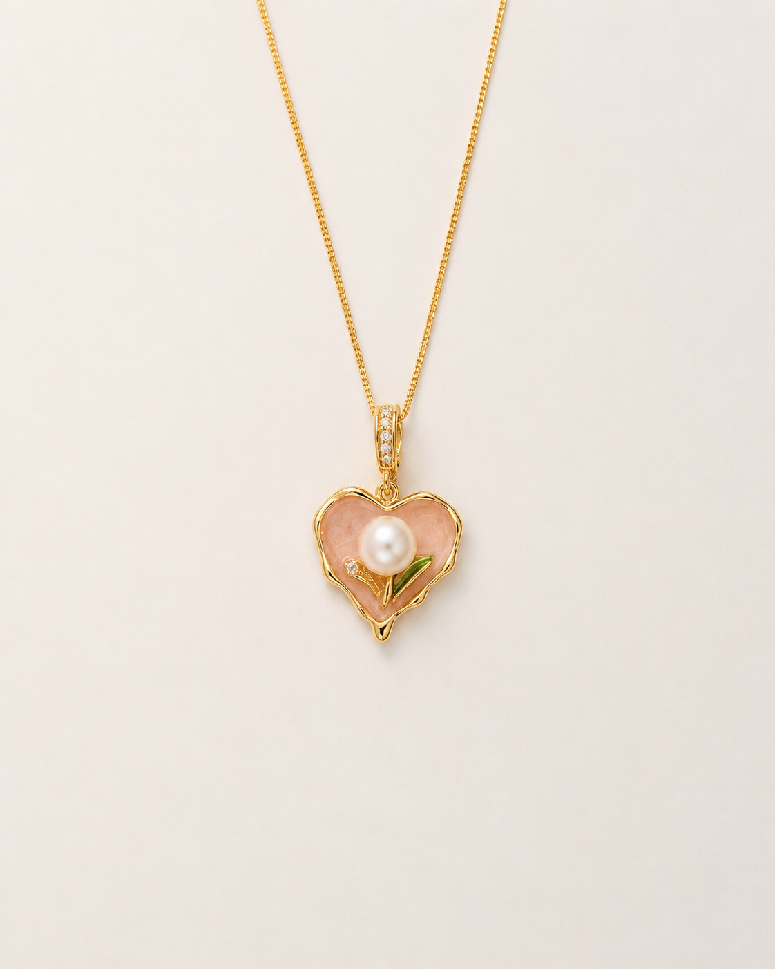 Oil Painting Pendant - Love