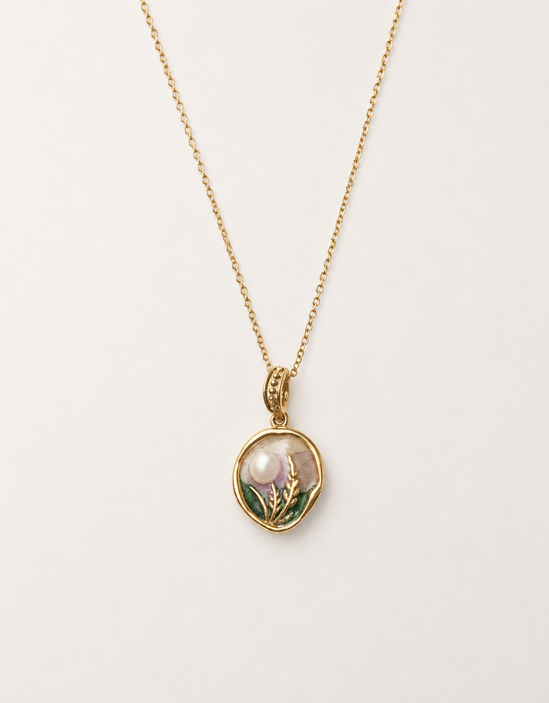 Oil Painting Pendant - Wheat